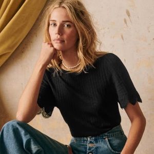 Sezane Clea T Shirt - Navy - XS